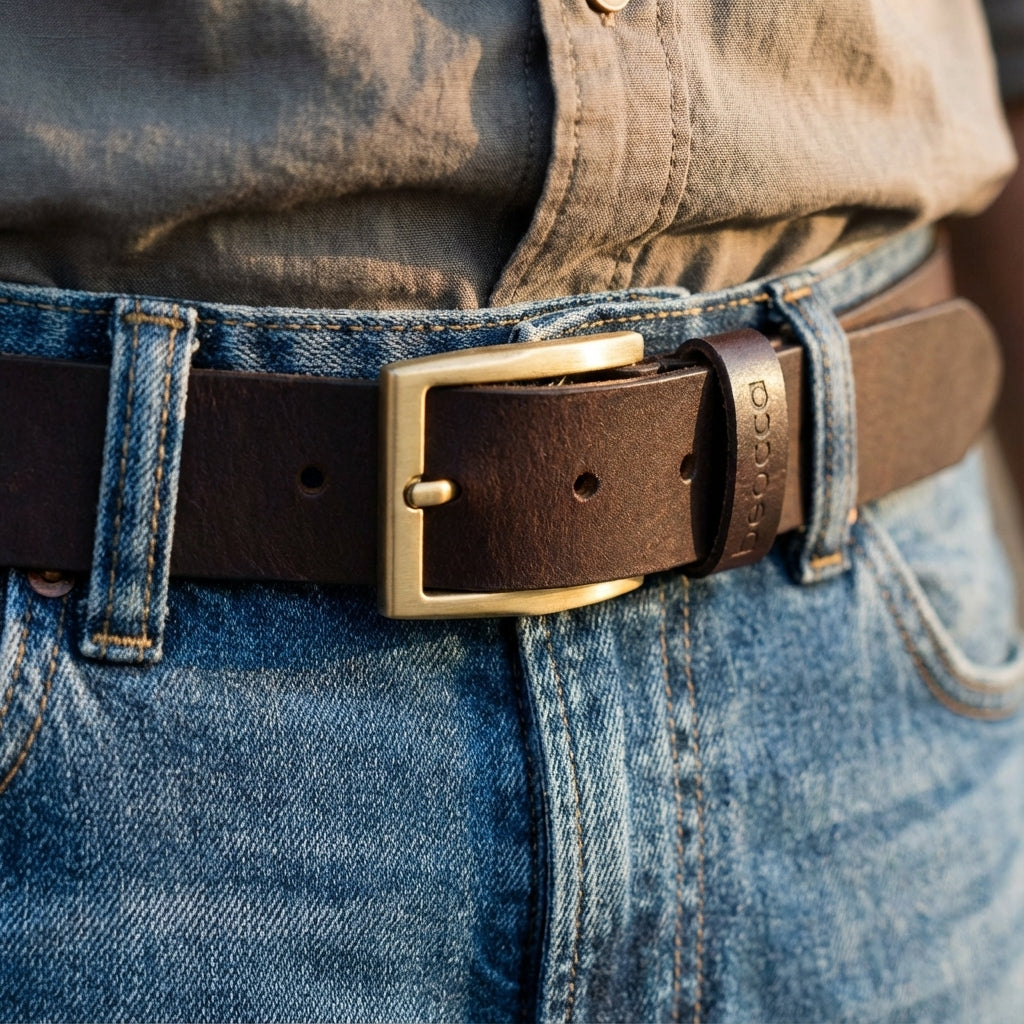 Leren riemen collectie