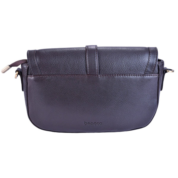 Leren schoudertas Maia afbeelding 18