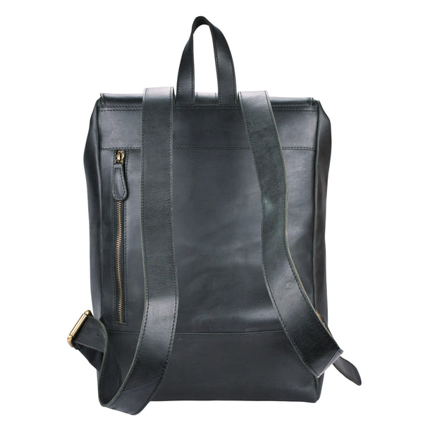 Leren Rugzak Bryce | 17" achterkant