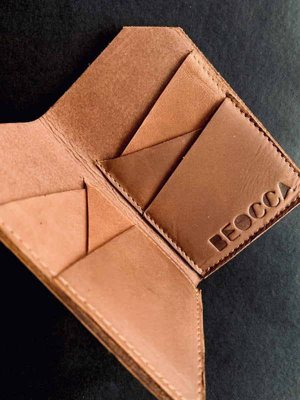 Kaarthouder Argyle cognac afbeelding 4