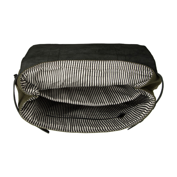 Leren Rugzak Finn - 17" groen afbeelding 4