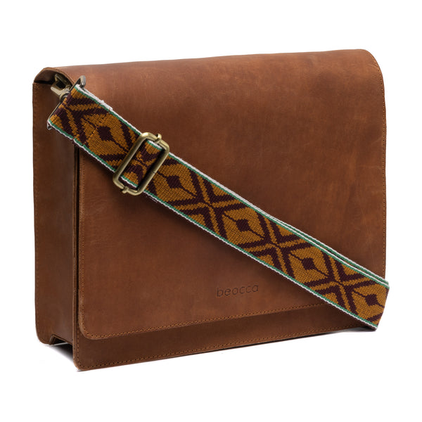 Schoudertas Ivy - iPad compatible cognac afbeelding 8