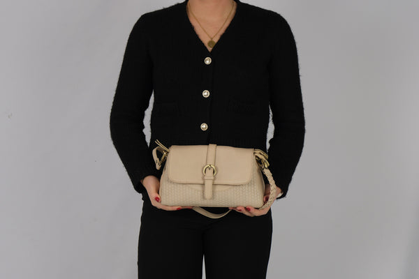 Leren schoudertas Lua afbeelding 10