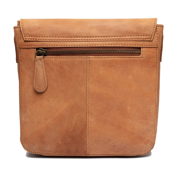 Leren Schoudertas Niba cognac afbeelding 3