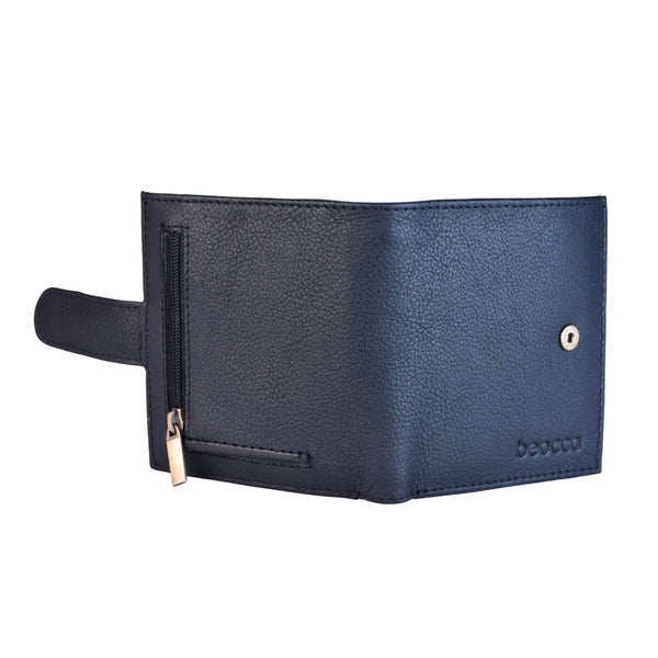 Leren Portemonnee Aris open