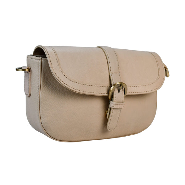 Leren schoudertas Maia schuin