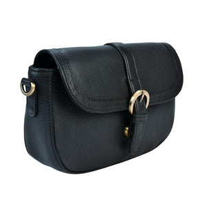 Leren schoudertas Maia schuin