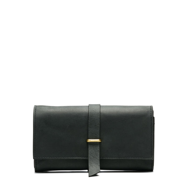 Portemonnee Yarra antraciet voorkant