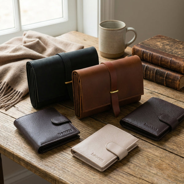 Portefeuille en cuir Aris