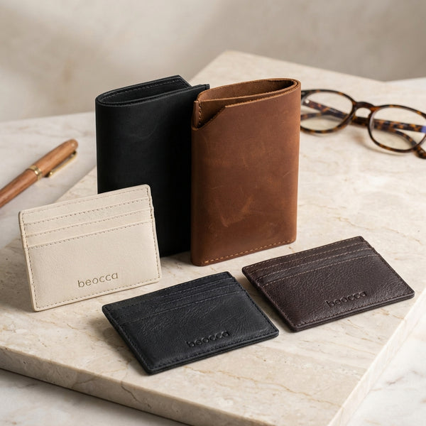 Porte-cartes en cuir Seth