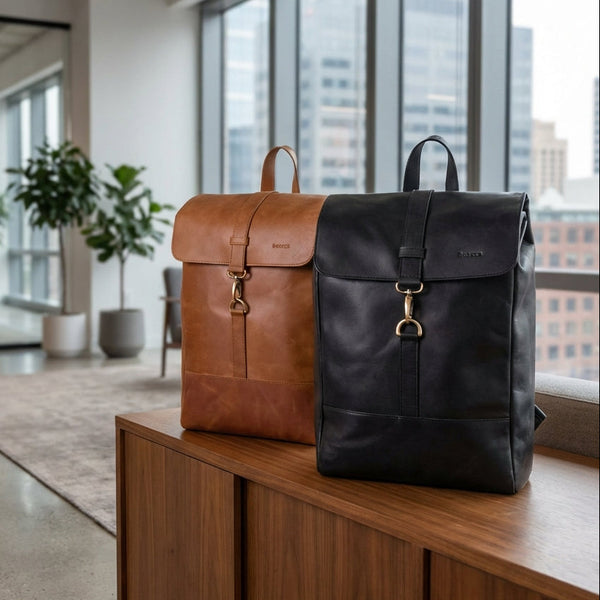 Sac à dos en cuir Bryce | 17"