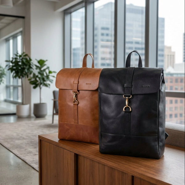 Sac à dos en cuir Bryce | 17"