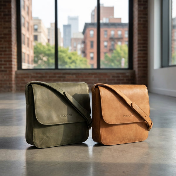 Sac à bandoulière en cuir Niba