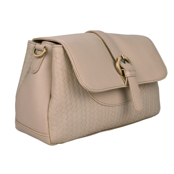 Leren schoudertas Lua schuin