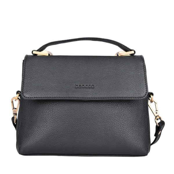 Leren schoudertas Fei voorkant